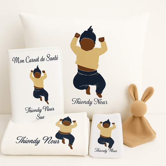 Coffret naissance personnalisé - Version Garçon